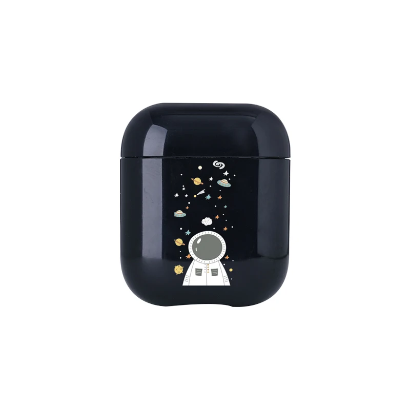 Мультяшные милые Air Pods чехол для Apple airpods чехол Роскошный Космос астронавт Bluetooth наушники чехол для Airpods наушники Жесткий