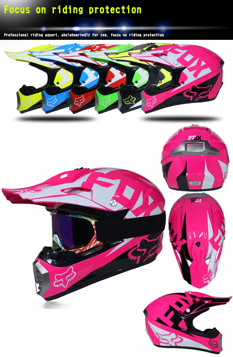 Супер-Крутой мотоциклетный внедорожный шлем ATV Dirt Bike шлем MTB Горный шлем полный шлем 3 подарка и много дизайнерских емкостей