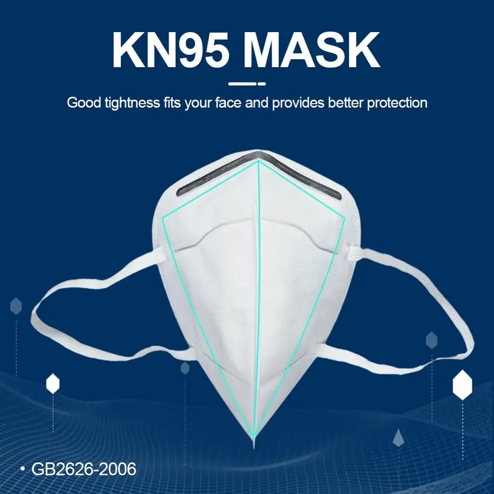 

50Pcs Anti PM2.5 Safety Dust Mask Bacteria proof Anti Infection Mask Particulate Mouth Respirator Face Masks