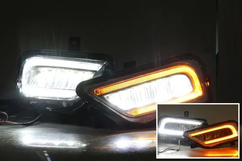 Neblineros Running Exterior Luces Led Para Авто Cob фары передние противотуманные задние Автомобильные фары в сборе 16 17 для Volkswagen Bora