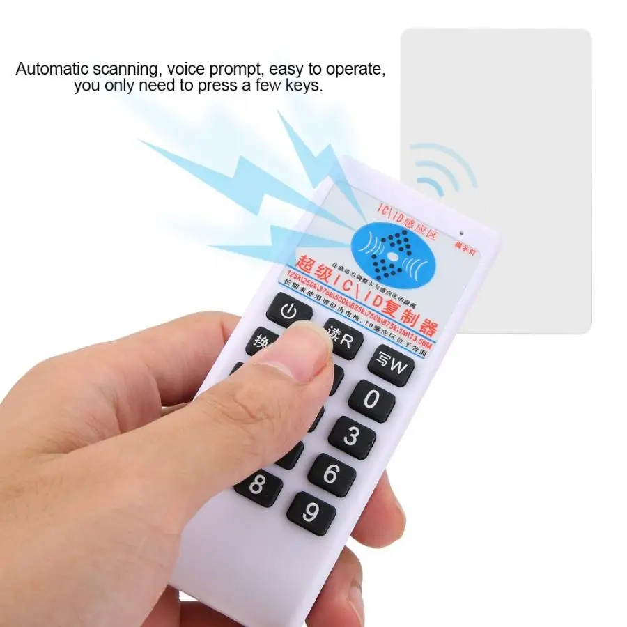 usb card reader Handheld Multifrequency 125/250/375/500KHZ Copier Duplicator ID/IC Card Smart Reader Writer type c card reader