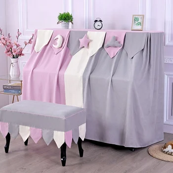 

Grand Piano Covers Stool Keyboard Dust Cover Single Seat Keyboard Dust Cover Keys Dust Cover Key Dust Piano Key CJB000A 4