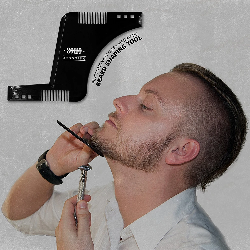 Ручная очистка, деревянная расческа-ножницы для удаления волос, профессиональный инструмент для укладки волос, набор для ухода за бородой