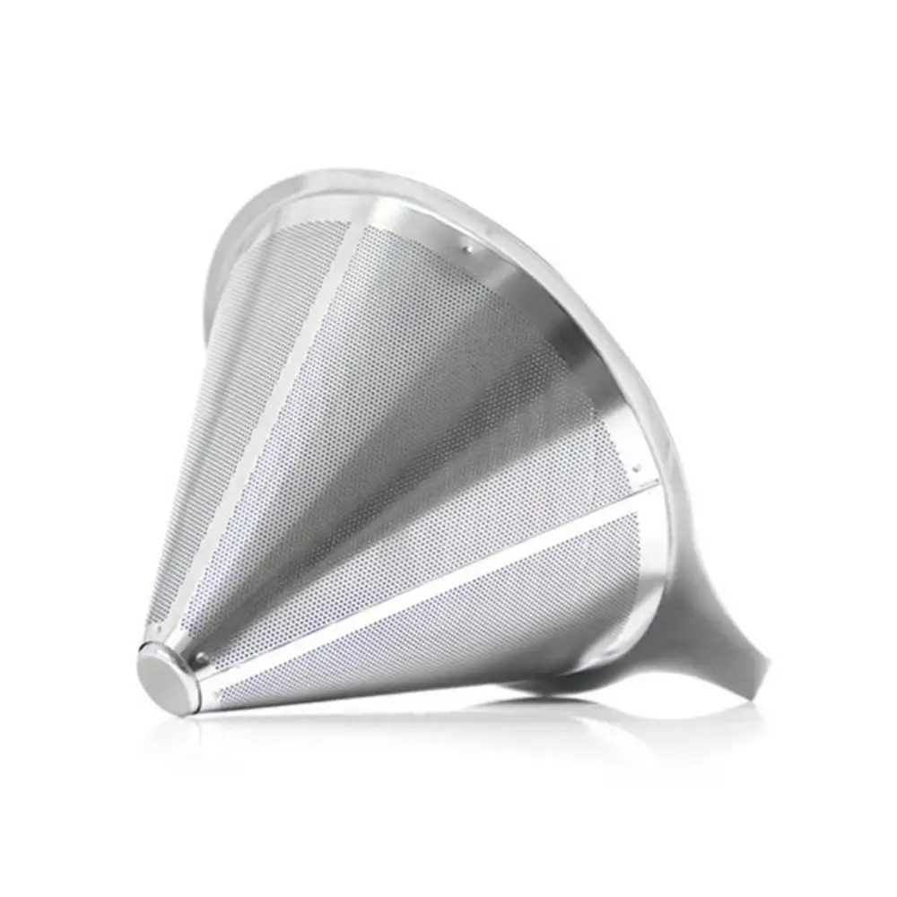

Double Layer Coffee Filter Funnel Baskets Reusable Coffe Filters and Stand Coffee Filter 304 Stainless Steel Drip Coffee Holder
