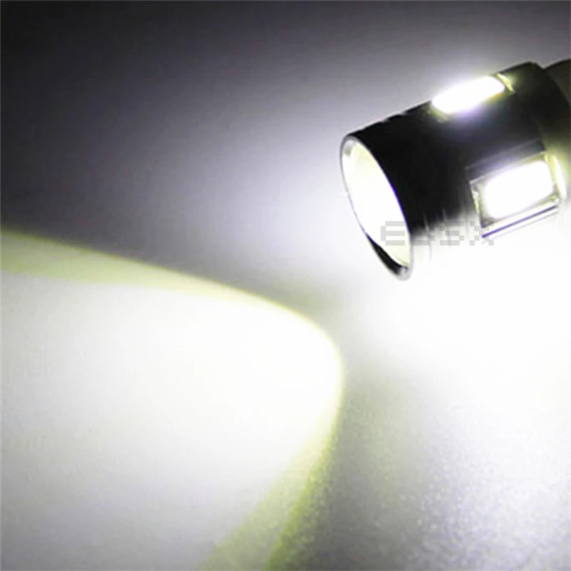 EBSX 100 шт. T10 W5W canbus без ошибок 6 SMD 5630 5730 6 светодиодный фонарь клиновая лампа высокой мощности светодиодная для парковки машины 12 В Автомобильные Габаритные фонари