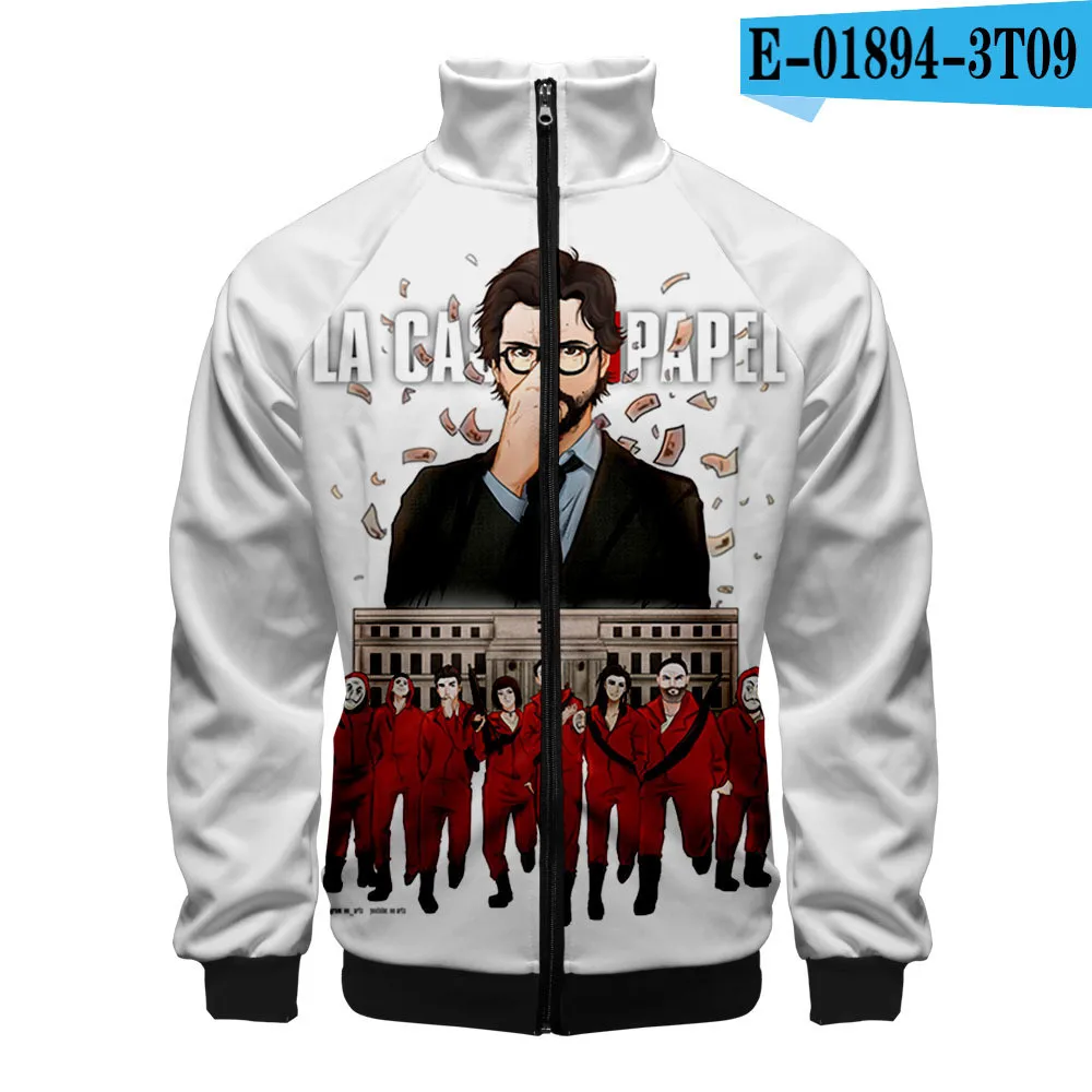 Толстовка с капюшоном La Casa De Papel костюм для косплея деньги heist дали грабежи бумажный дом аниме-толстовка мужские куртки и пальто женский топ