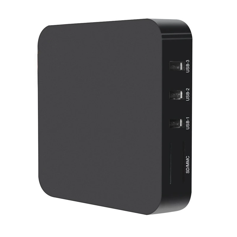 Мини ТВ приставка Android 7,1 1 ГБ/8 ГБ S905W 2,4 ГГц WiFi HD медиаплеер с европейской вилкой