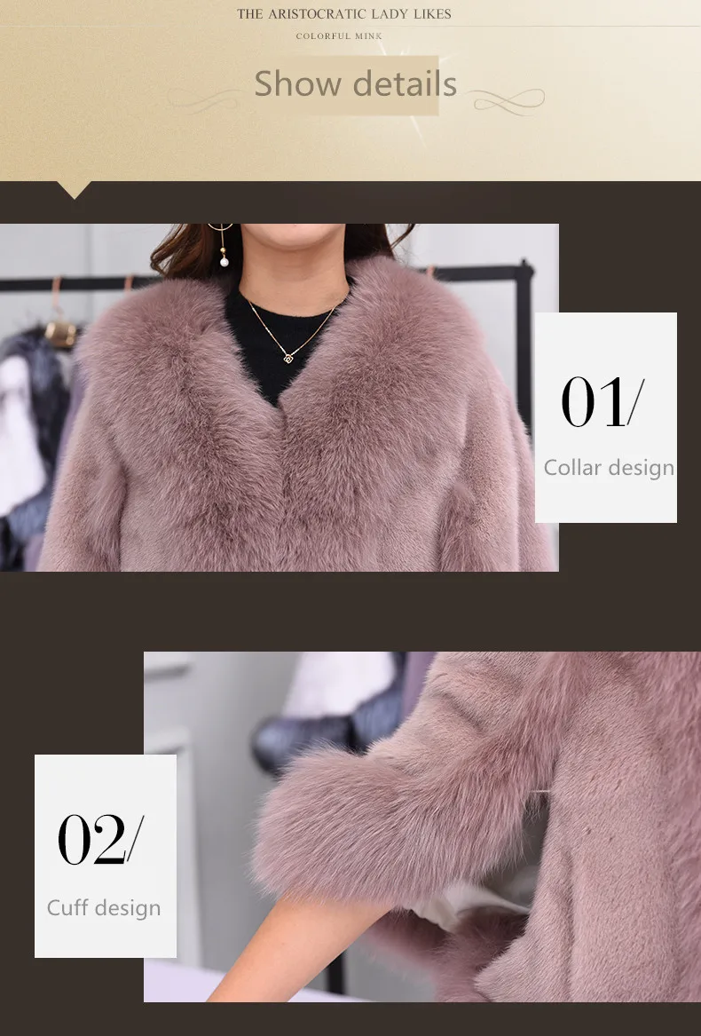 inverno цельный pele de vison xale capa das Mulheres de pele de vison curto simples moda generoso xale manto