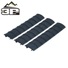 6,2" Черная клетчатая рейка Крышка рельса 20 мм Пикатинни поручень охотничья Тактическая Винтовка ружье аксессуары WEX320