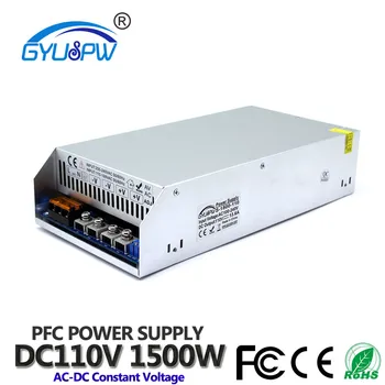 

Single Output Switching Power Supply 1500W 110V 13.6A SMPS Transformers 100-240V AC To DC110V Driver for Printer Machinery CCTV