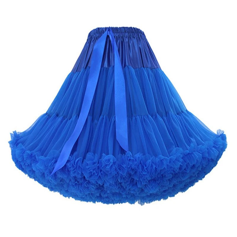 55CM Knee Length Women's Puffy Tutu Skirt Petticoats Ball Gown Fluffy Princess Ballet Dance Underskirt Crinoline Pettiskirts petticoat skirt,petticoat underskirt,wedding underskirt,lolita petticoat,flower girl underskirt,wedding petticoat,vintage underskirt,tulle tutu skirt