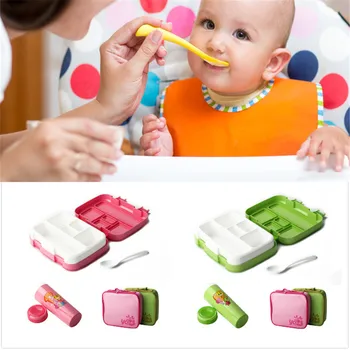 

Children's Lunch Box Water Cup Set-sealed Leak-proof Separate Grid for Students Bringing Rice