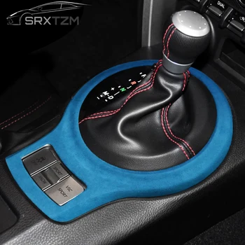 

Alcantara Suede Central Control Gears Shift Lever Panel Decorative Frame Cover Trim Stickers For Subaru BRZ Toyota 86 2013-2020