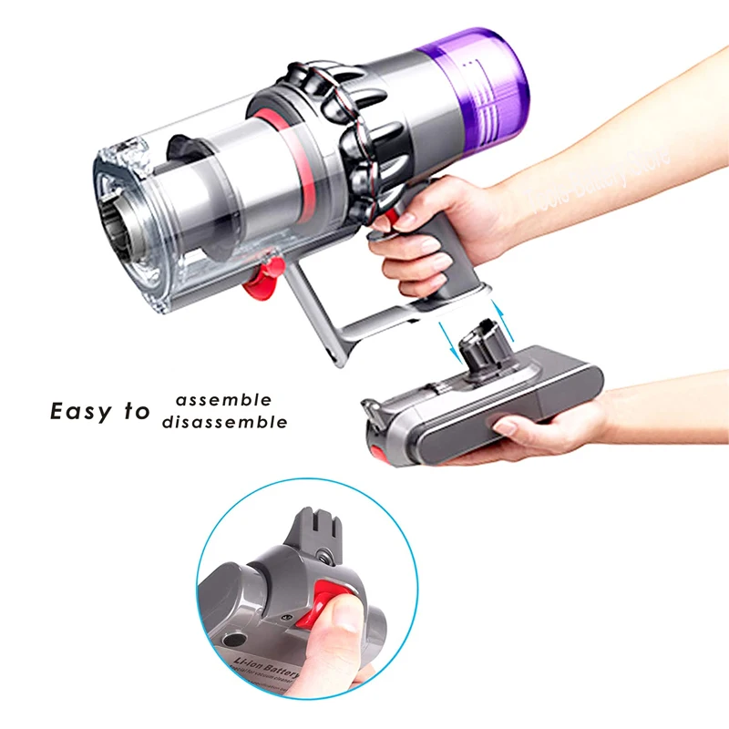 Dyson v11-オリジナルのリチウムイオン掃除機用バッテリー,交換
