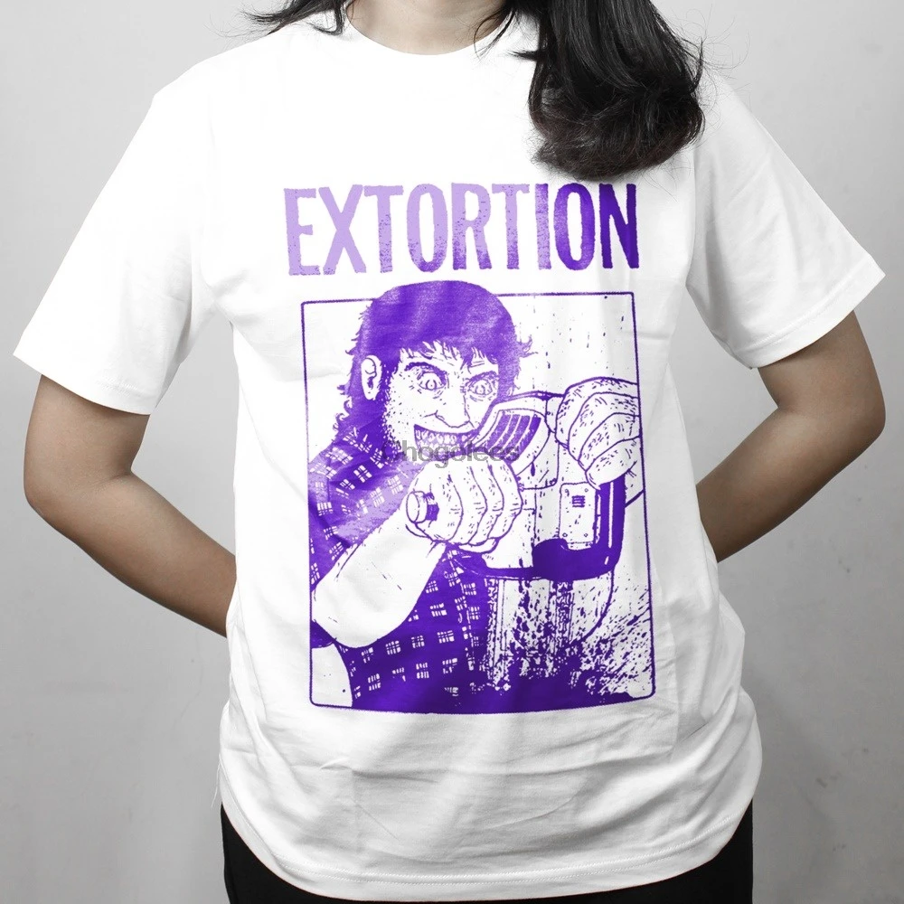 BAJU T SHIRT EXTORTION MUSIK Cotton 