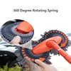 Double Brush Head Rotating Car Wash Mop Three-Section Telescopic Mop Roof Window Cleaning Maintenance Auto Supplies Accessories 4