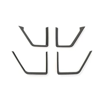 

ABS Door Frame Cover Trim Carbon Fiber Inner Cover Bezel Sticker Parts