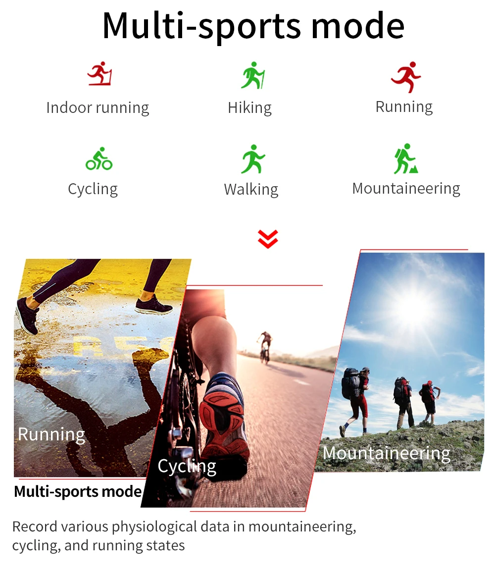 SENBONO Smart Watch GPS Tracker IP68 Waterproof Sport Fitness Tracker ...