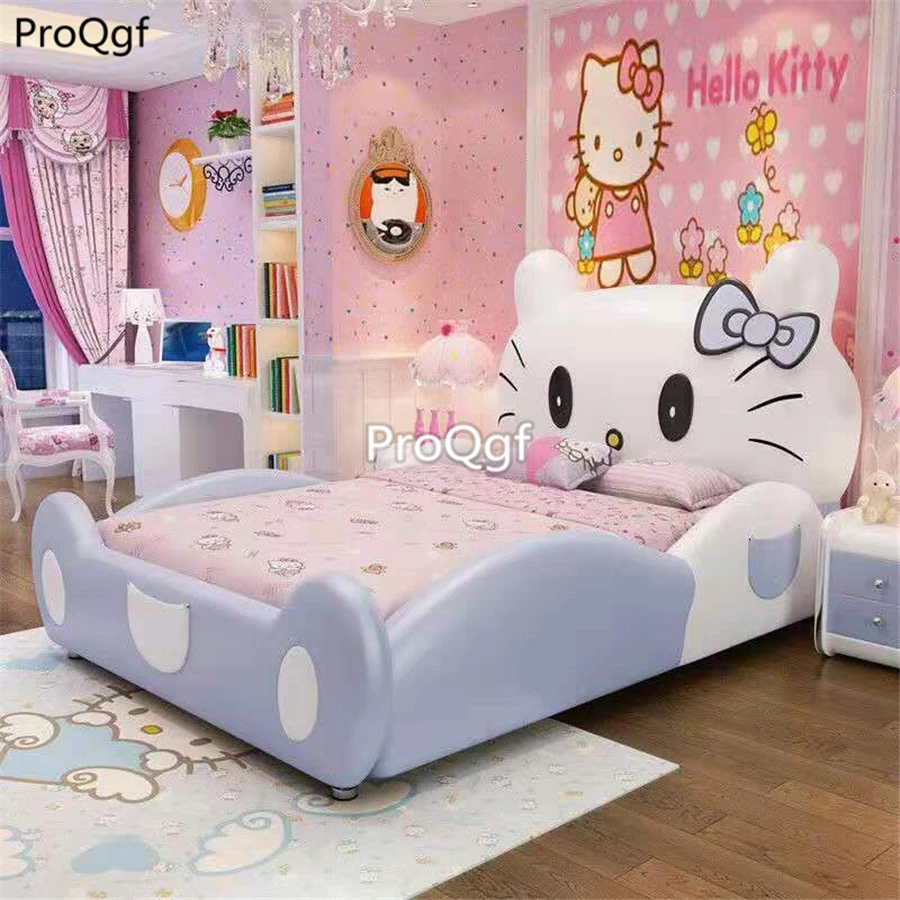 Ngryise 1Pcs A Set minshuku cat cartoon lovely Bedroom Bed