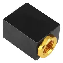 Прочный алюминиевый сплав 1/" Пневматический воздушный поток Быстрый выпускной клапан управления QE-02 ЧПУ высокоточная обработка