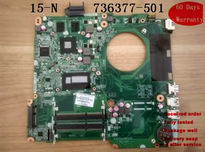 Материнская плата DA0U82MB6D0 для HP 15-N 15-N028TX с I5 CPU Series 736377-001 736377-501 материнская ноутбука