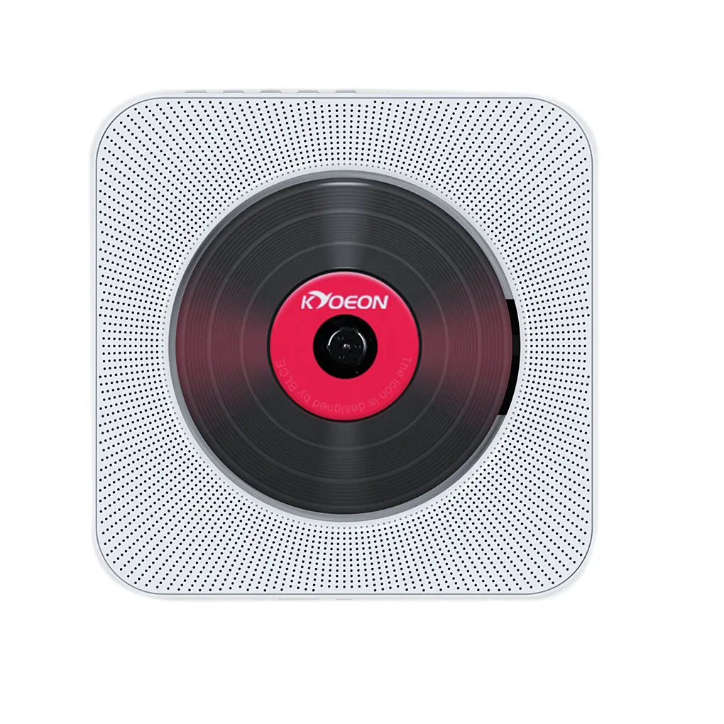 White Настенный Bluetooth CD плеер беспроводной Hifi Pull переключатель динамик Soundbox комплект дистанционного управления - Цвет: White