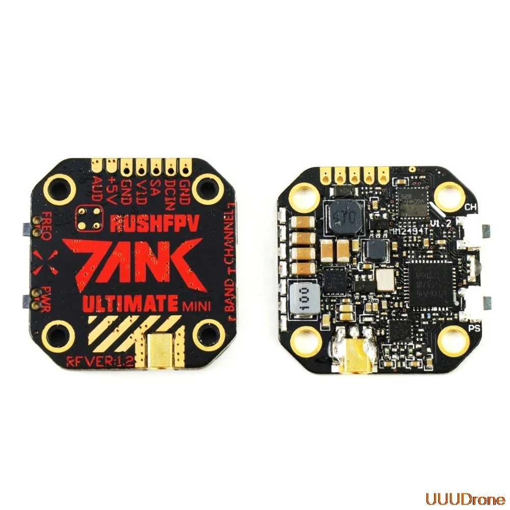 RUSH TANK Ultimate MINI 5 8 ГГц 48CH RaceBand 0/25/200/500/800 МВт переключаемый 20x20 Штабелируемый FPV
