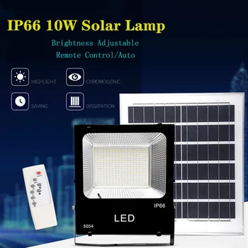 

10W 24 LEDS Solar Lamp With Remote Control Timing Dimmable Waterproof IP66 Solar Power Wall Light For Outdoor Backyard Pathway