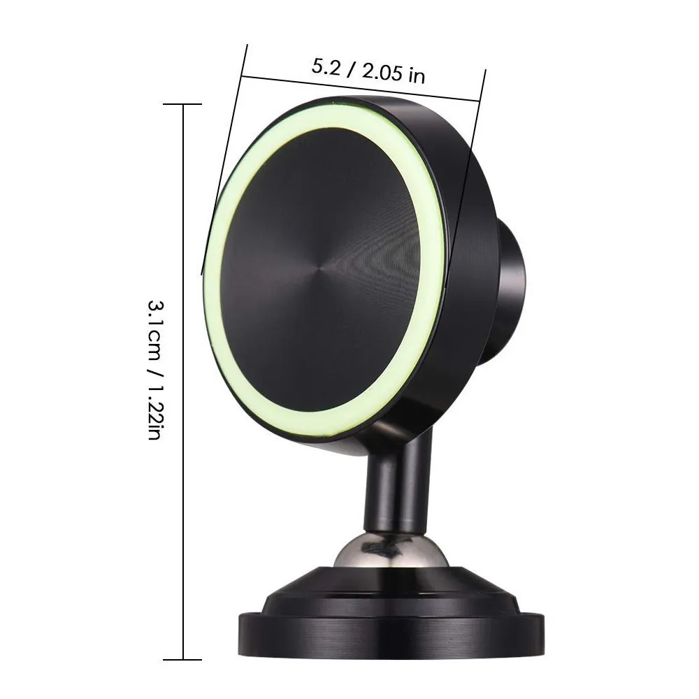 Magnetic Car Holder Phone Mini Tablet Folding Adjustable Stand Compact Portable Bracket