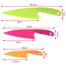 3pcs/set Kitchen Cooking Gadgets Pizza Cutter Knife Dough Cake Knife Cuttings DIY Baking Tools