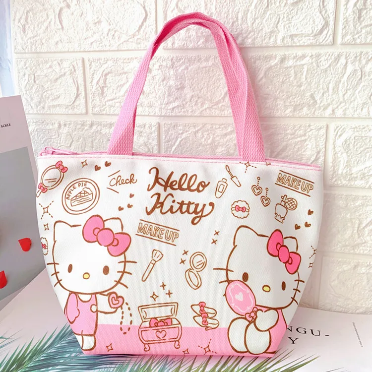 Sanrio Hello Kitty Canvas Grils Lunch Bag/Box 