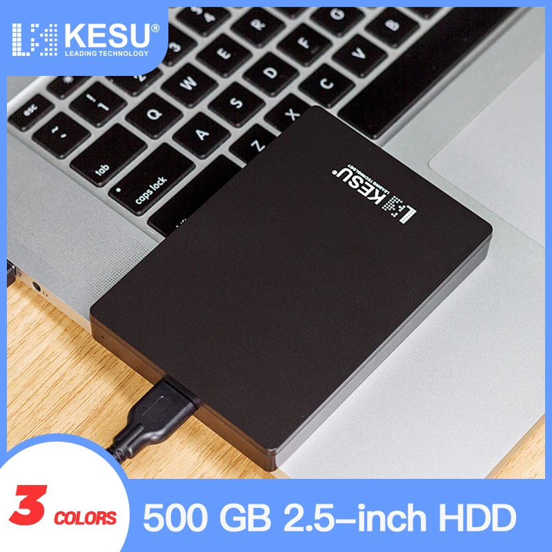 KESU 2.5 inch External Hard Drive 500GB USB 3.0 HDD Portable External