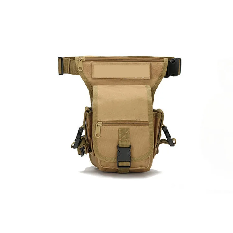Khaki Водонепроницаемая нейлоновая тактическая сумка для ног Molle система охотничьего инструмента поясная сумка для мужчин и женщин военная техника - Цвет: Khaki