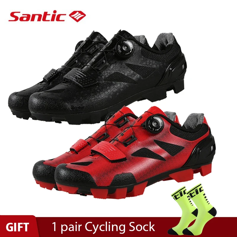 Santic 4 Style Pro MTB велосипедная обувь горный велосипед самоблокирующаяся Нейлоновая