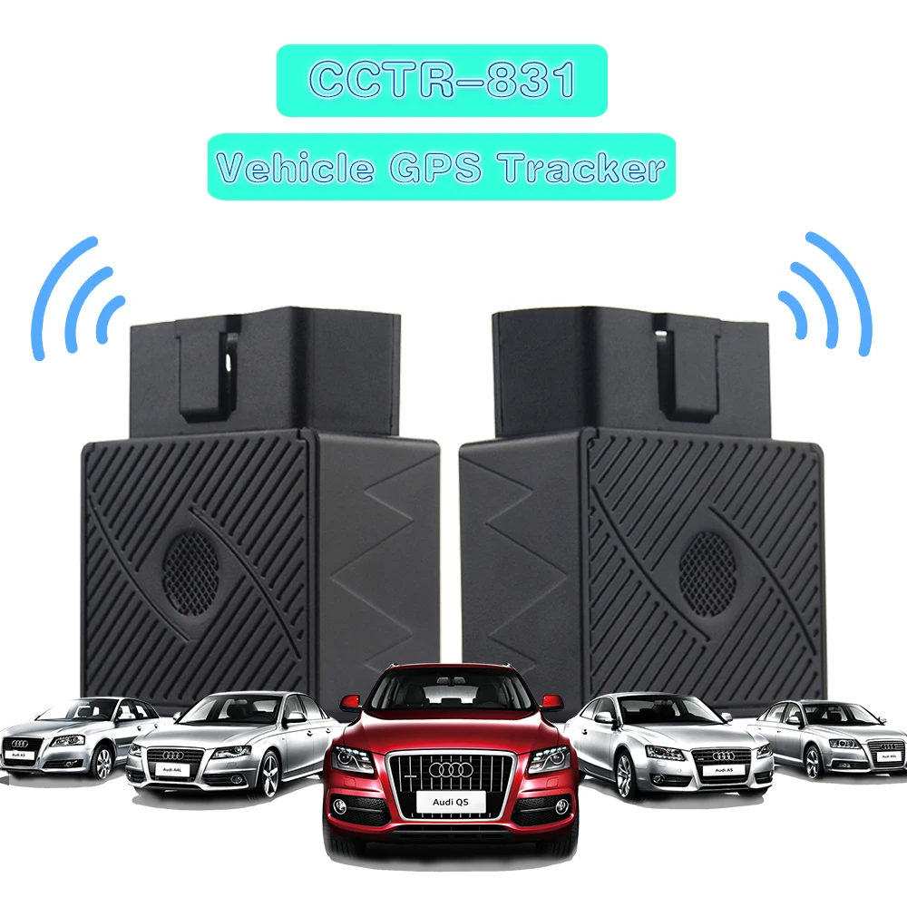CCTR-831 gps трекер для локатора автомобиля Поддержка Plug and Play OBD II отслеживающее устройство с широким диапазоном рабочего напряжения сигнализация, отслеживающая движение