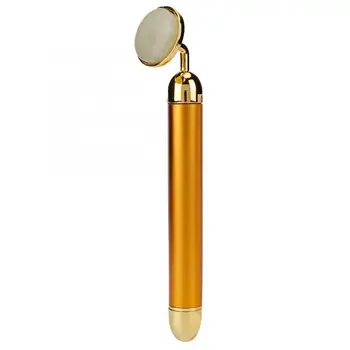 

24K Gold Green Jade Electric Face Massager Lifting Slimming Beauty Bar Instrument Tools