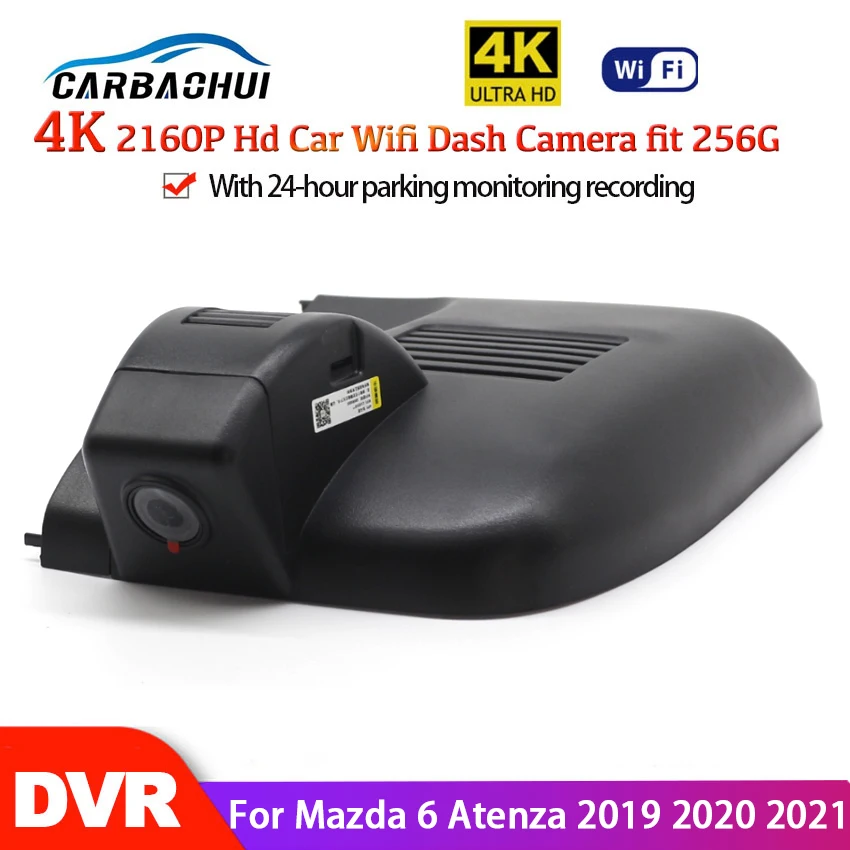 

4K Hidden Car DVR Wifi Dash Cam Camera Video Recorder high quality Night vision full hd 2160P For Mazda 6 Atenza 2019 2020 2021