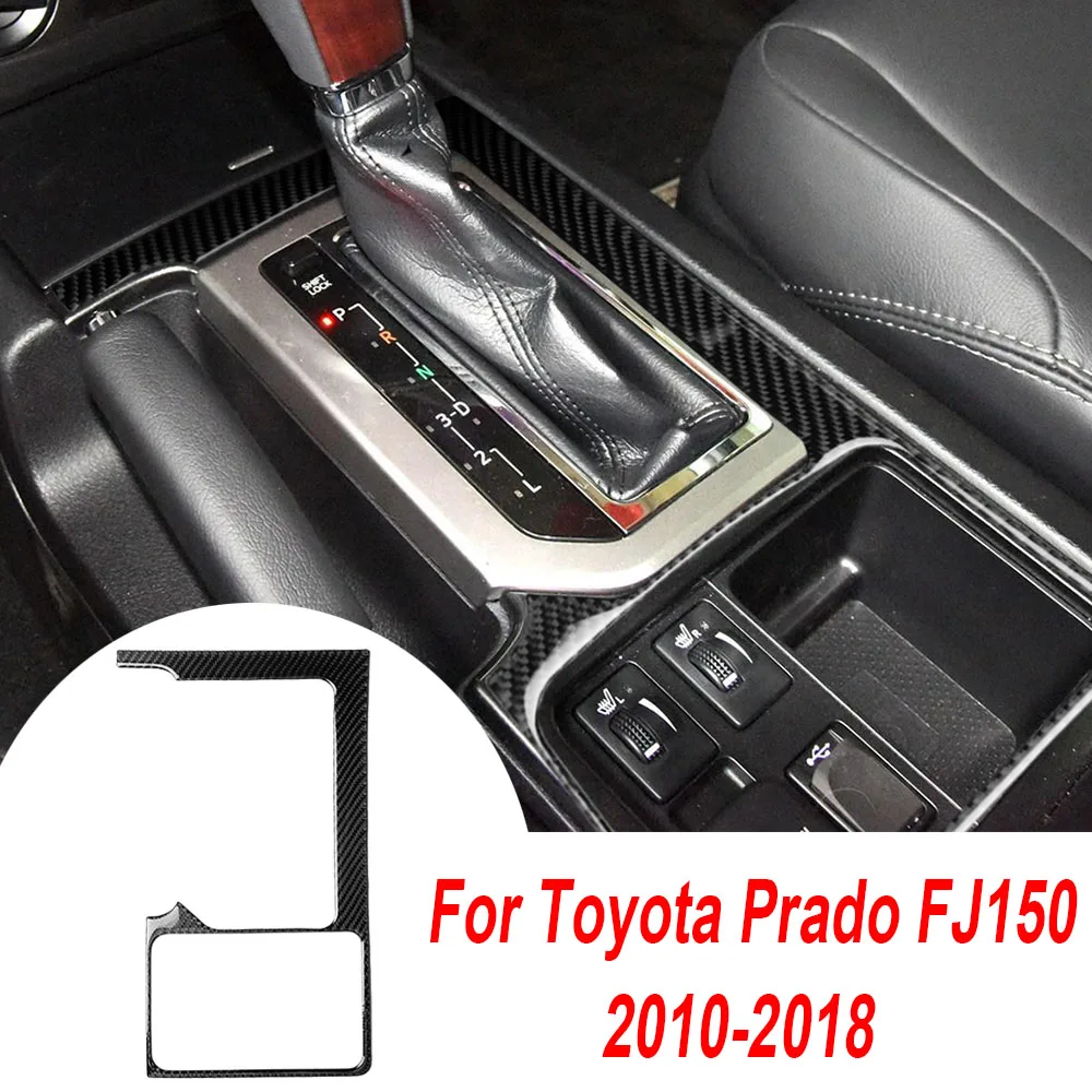 Углеродное волокно большие панели отделка Наклейка для Toyota Prado FJ 150 2010 аксессуар Автомобильный интерьер стикер s