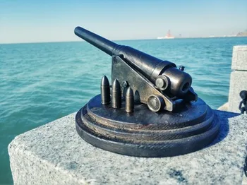 

Krupp cannon, cannon model decoration, Qing Dynasty shore defense cannon, collection of decorative ornaments, gifts