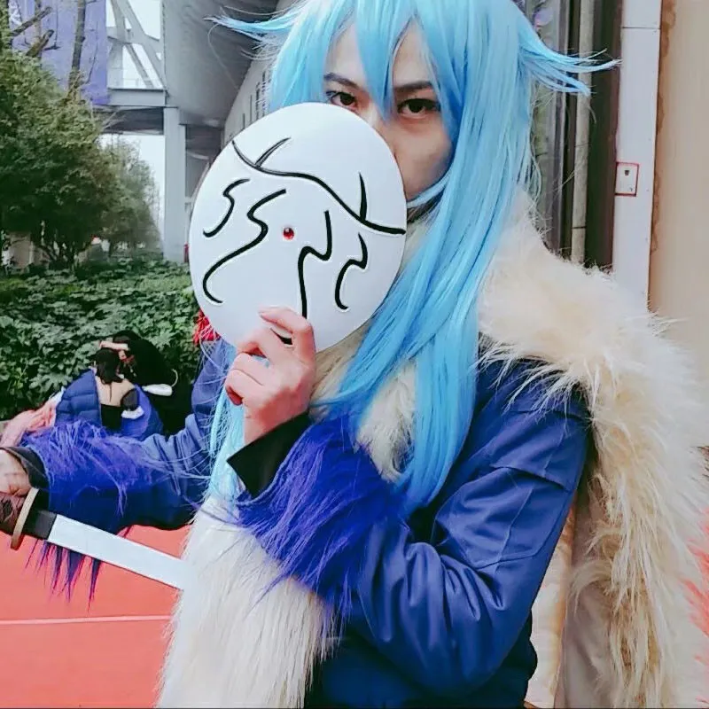  That Time I Got Reincarnated as a Slime Cosplay Wig Rimuru  Tempest Blue Hair Role Play Tensei shitara Slime Datta Ken Cosplay : Toys &  Games