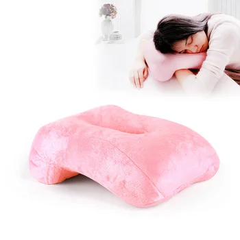 

Simanfei Latex Sleeping Pillow Short Plush Hollow Breathable Office Soft Pillow Multi-functional Soft Seat Cushion Hand Rests