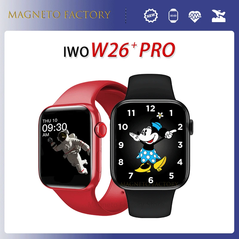 2021 IWO 13 PLUS смарт-Часы W26 PRO Bluetooth Вызов пользовательский циферблат женские мужские
