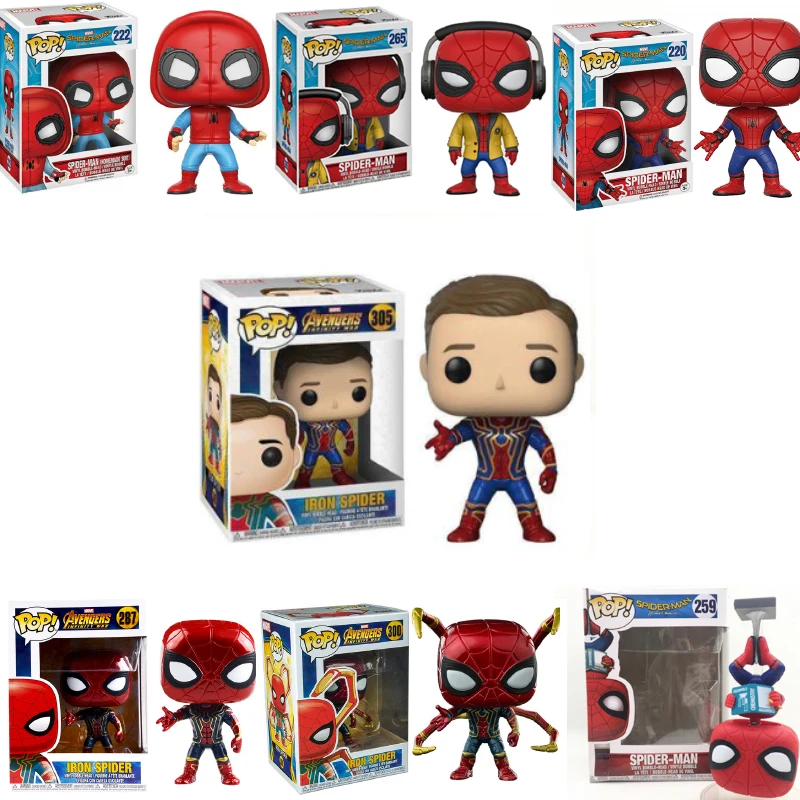 Экшн фигурки из ПВХ FUNKO POP коллекционная оригинальная подарочная коробка с Марвел
