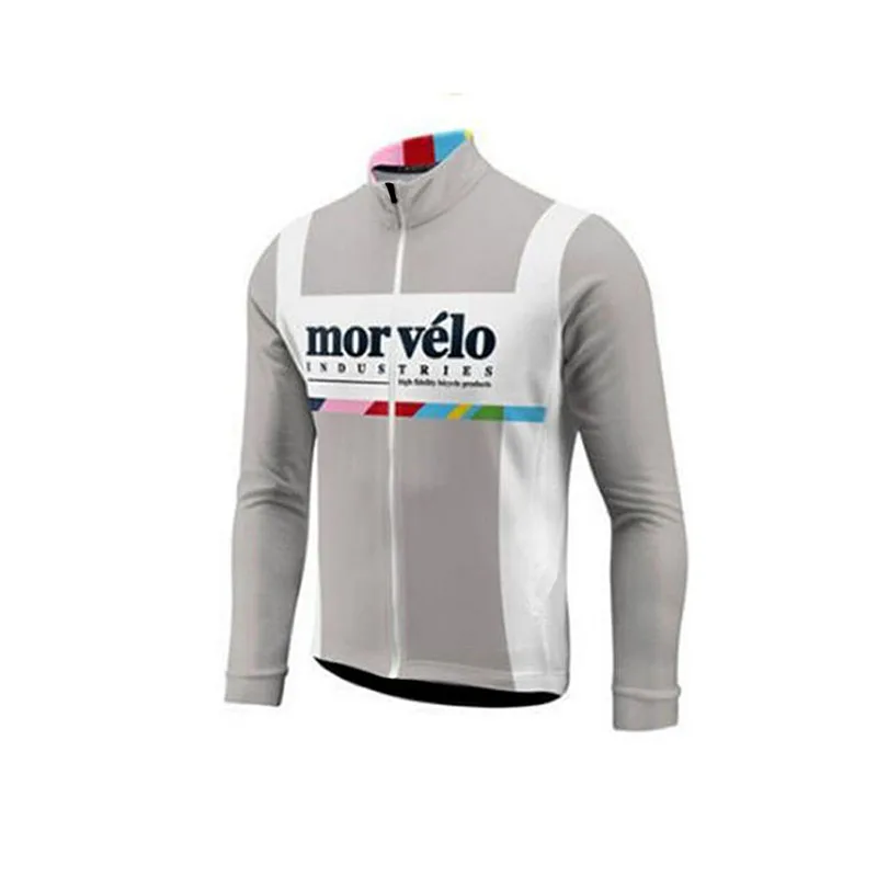 4 MORVELO с длинными рукавами Ropa Ciclismo Pro майки для велоспорта Осень Одежда/Одежда для велогонок для мужчин - Цвет: 4