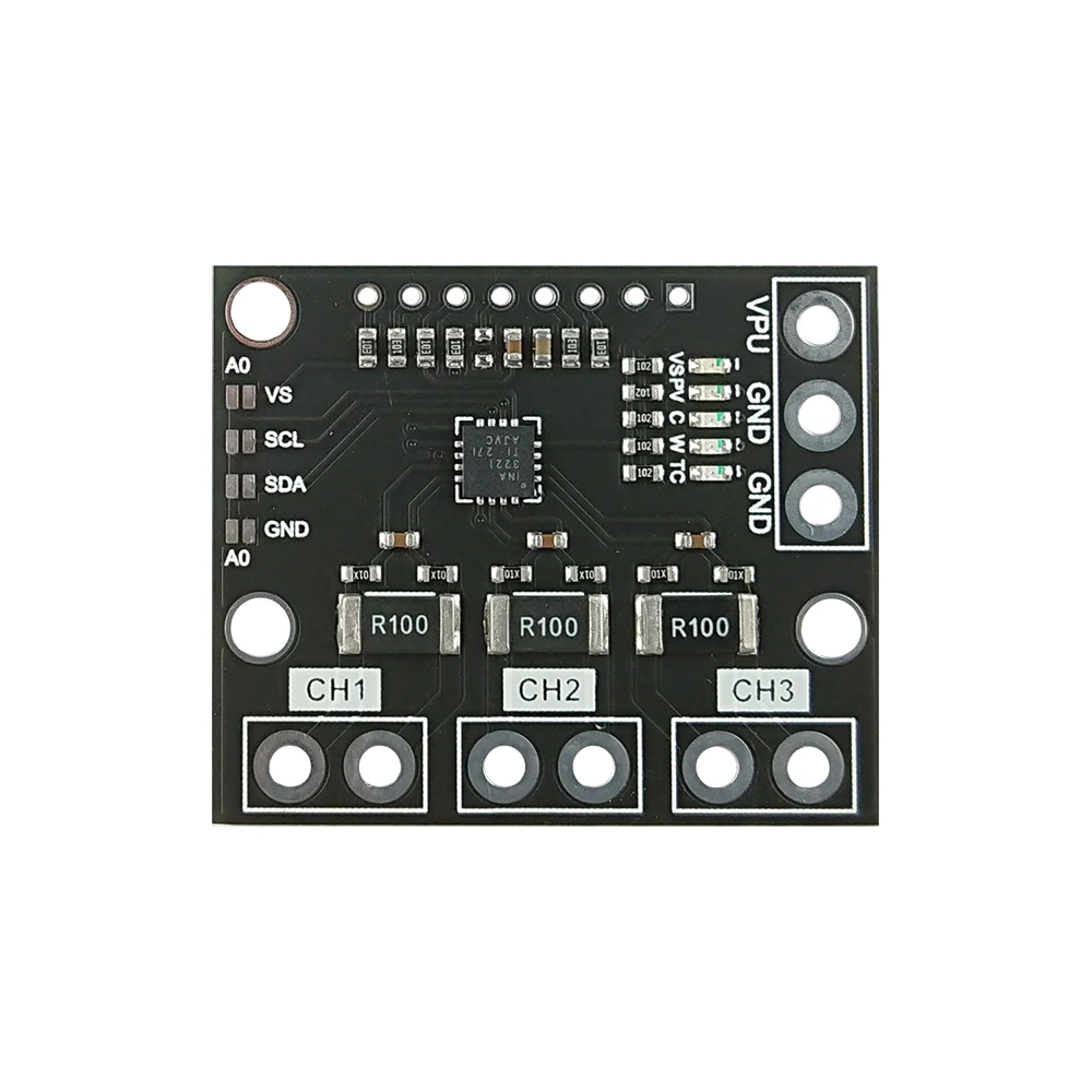 INA3221 Triple Channel Shunt Strom Netzteil Spannung Monitor Sensor Platte INA3221 Triple Channel Shunt Strom Netzteil Spannung Monitor Sensor Platte