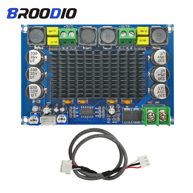 

TPA3116D2 Digital Amplifier Board Power Dual Channel 150W*2 Stereo Audio Amplifiers With Preamplifier DC12-26V For Home Theater