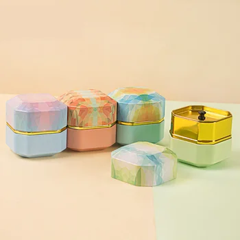 

Mini Tin Tea Caddy Storage Box Small Coffee Storage Jar Sealed Tea Leaves Iron Packing Box Chinese Style Container Cans