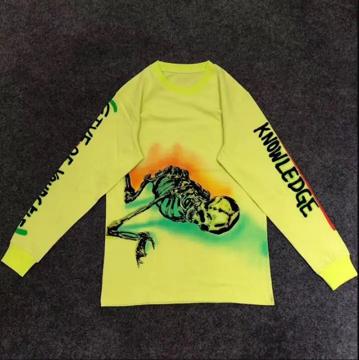 NEWKanye West Kids See Ghosts Graffiti мужская толстовка с круглым вырезом хип-хоп модная Толстовка прибыла Magpie уличная