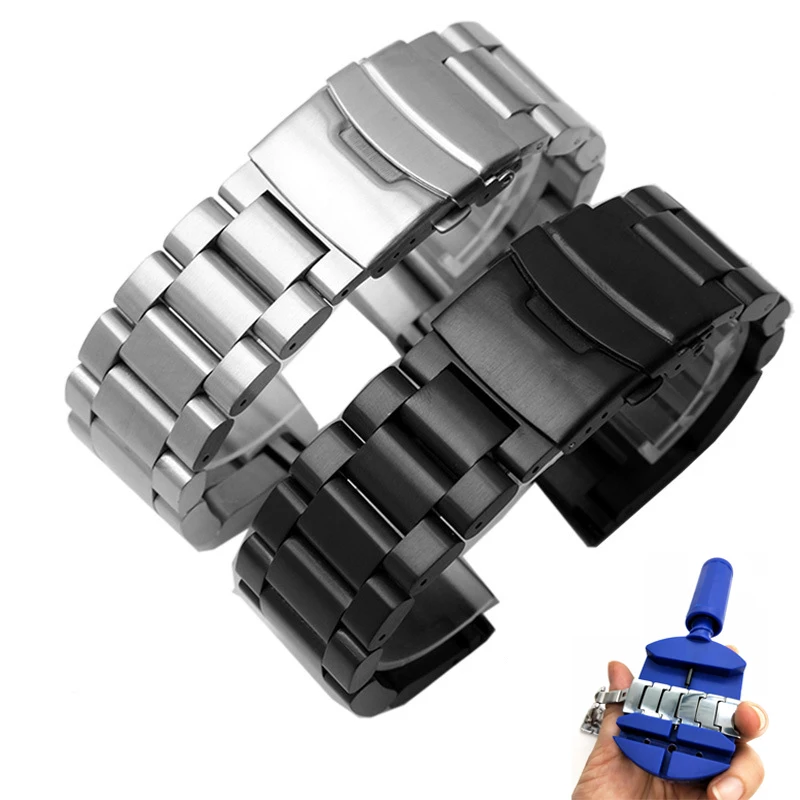 Ремешок из нержавеющей стали 316L для huawei watch gt2 2E huami amazfit gtr bip спортивный