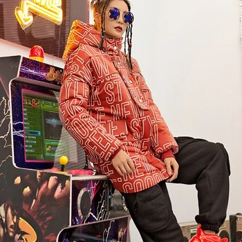 

New woman large size cotton-padded jacket retro fashion